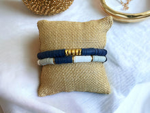 Load image into Gallery viewer, Navy Heishi Bracelet