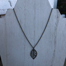Load image into Gallery viewer, Bronze Leaf Necklace