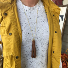 Load image into Gallery viewer, Gold Tassel Necklace