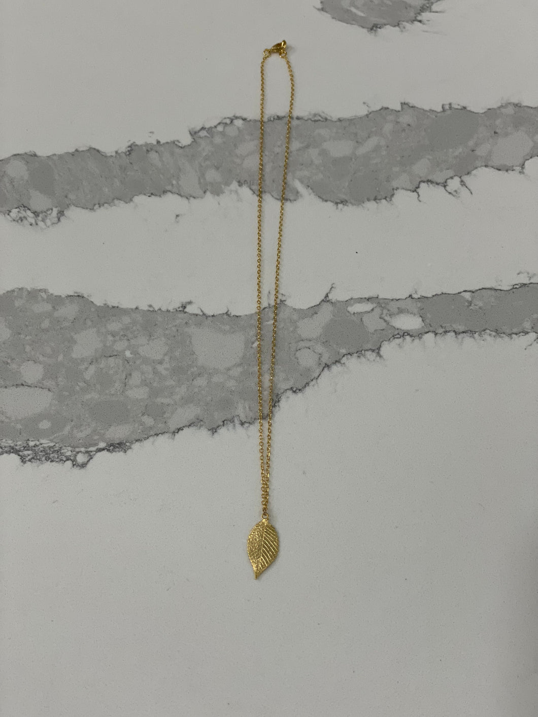 Banana Leaf Necklace or Earrings