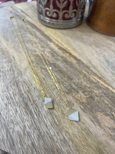 Mother of Pearl Pendant Necklace