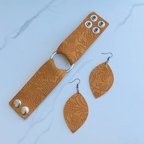 Paisley Cuff Bracelet or Earrings