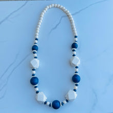 Load image into Gallery viewer, Blue Cube Necklace