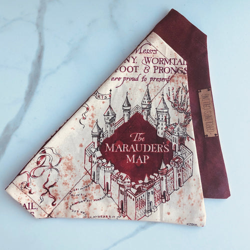 Marauder’s Map Dog Bandana