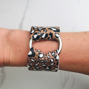 Leopard Cuff Bracelet or Earrings