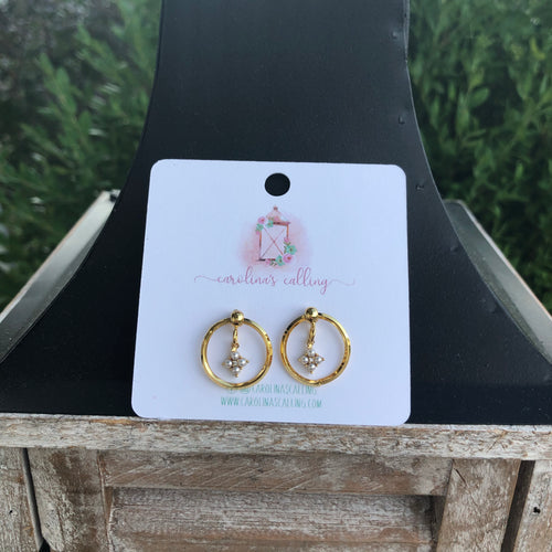 Pearl Hoop Earrings