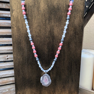Summer Sun Druzy Necklace