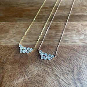 Crystal Floral Necklace